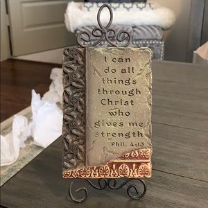 Plaque: I can do all things